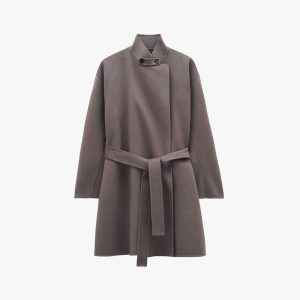 Oversized Wool Wrap Coat Jacket Calvin Klein